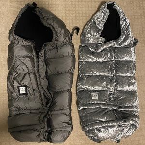 Two 7 A.M. Enfant Stroller Blankets